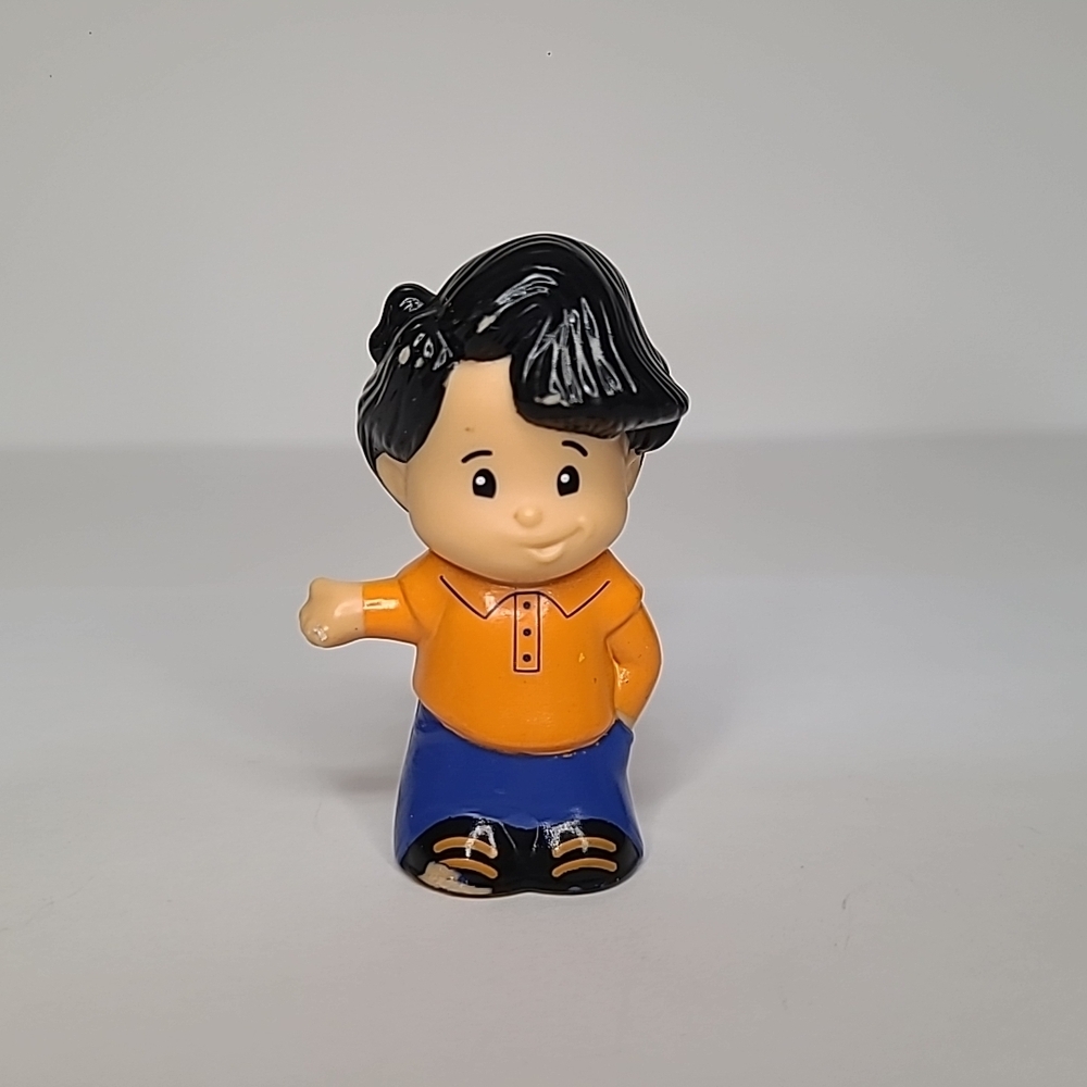 3/$15 Fisher Price Little People Koby In Orange Shirt